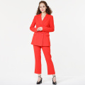 Doubel Breasted Long Sleeve Suit Blazer